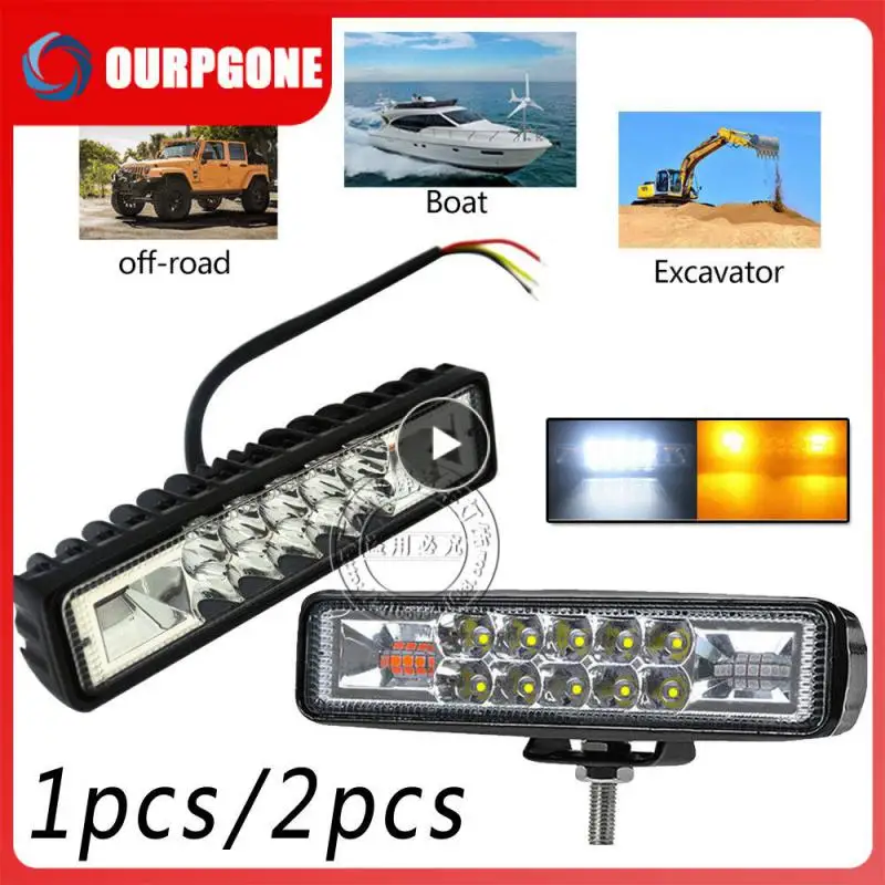 

48w Flash Lamp Waterproof Led Work Light Superbright Universal Led Headlights Car Accessories