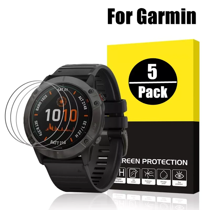 

Закаленное стекло для защиты экрана для Garmin Fenix 7 6 6S 6X 5 5S/Vivoactive 3/Forerunner 945 735XT Защитная пленка для часов