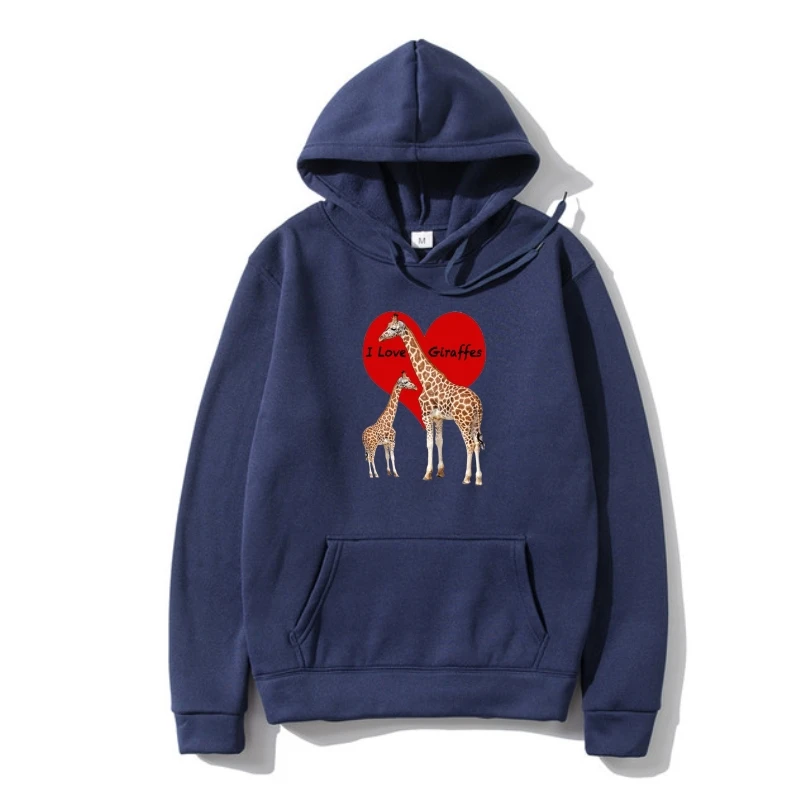 

I Love Giraffes Outerwear WILDLIFE-Choice of Autumn & colour! Hoodie