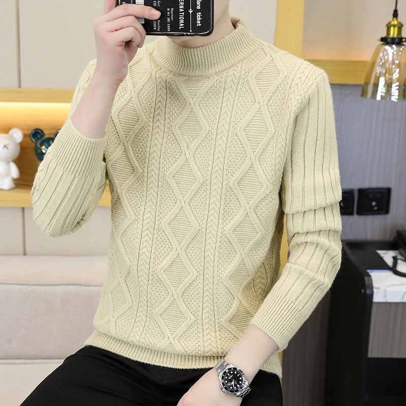

2023 Fashion Thickened Comfortable Soft Sweaters Men's Sweaters Various Colors Sweaters Knitwear Thick Sweaters