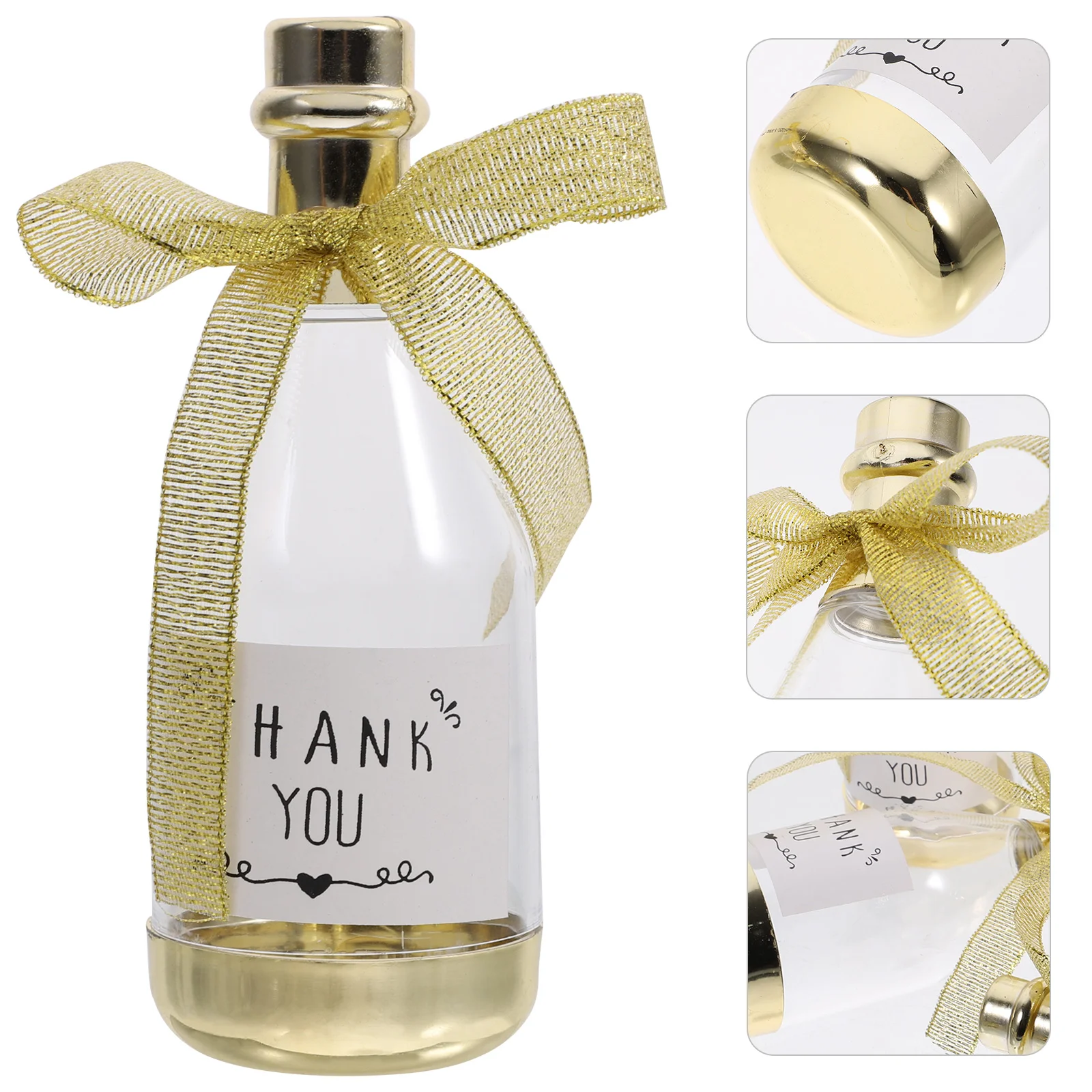 

12 Pcs Cookie Box Wedding Favors Small Champagne Bottle Treat Containers Ps Bride