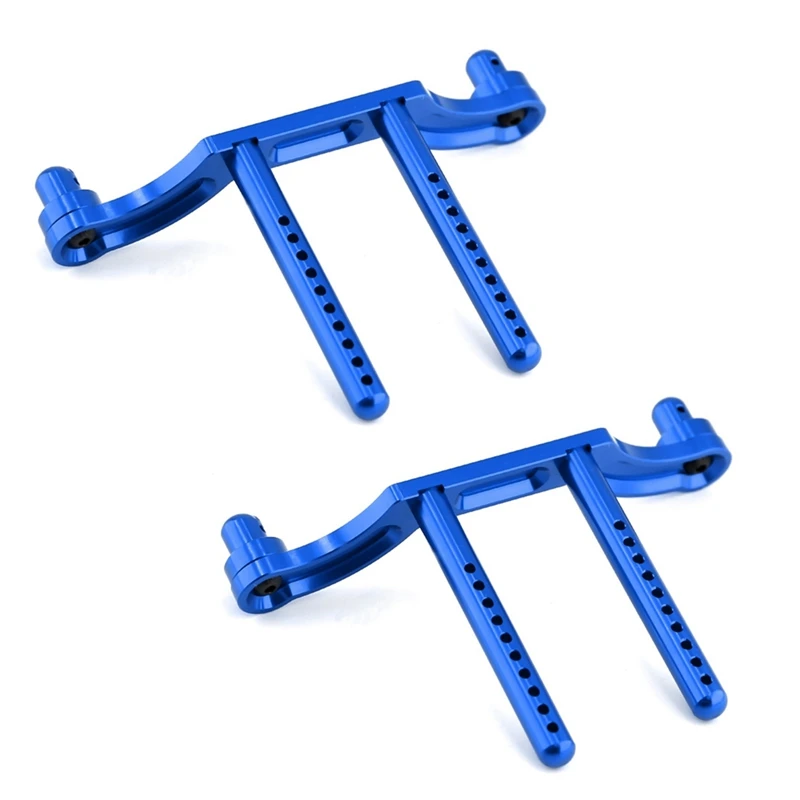 

2Piece Metal RC Car Front And Rear Body Post Mounts Shell Column Replacement Parts For HPI Savage 1/8 RC Car Upgrade Parts ,Blue