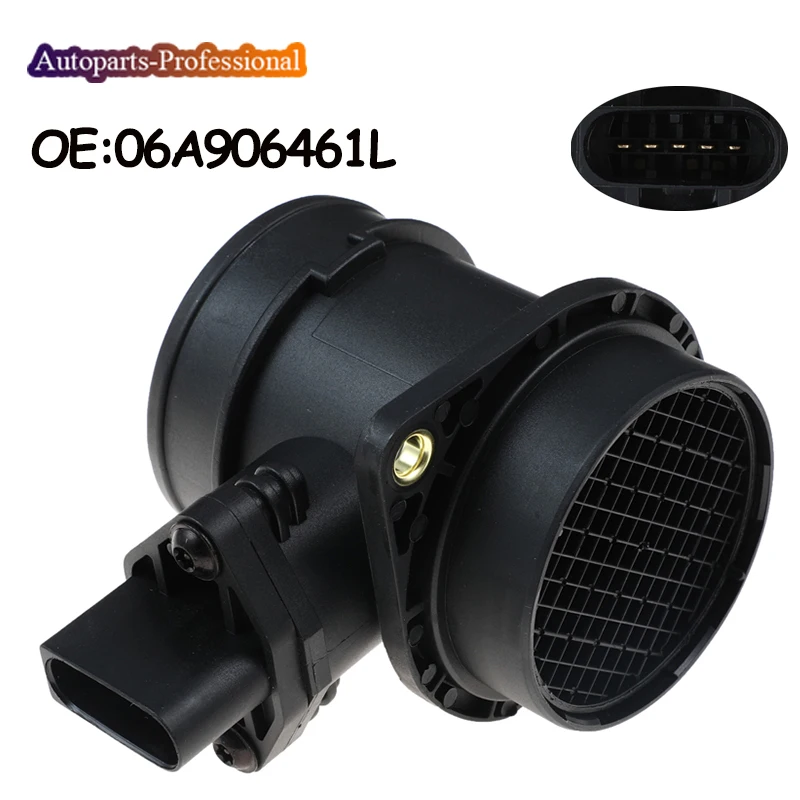 

New Mass Air Flow Sensor For Audi A3 A4 Avant Cabriolet B5 B6 A6 C5 TT Roadster Quattro 1.8T 20V 01-06 06A906461L