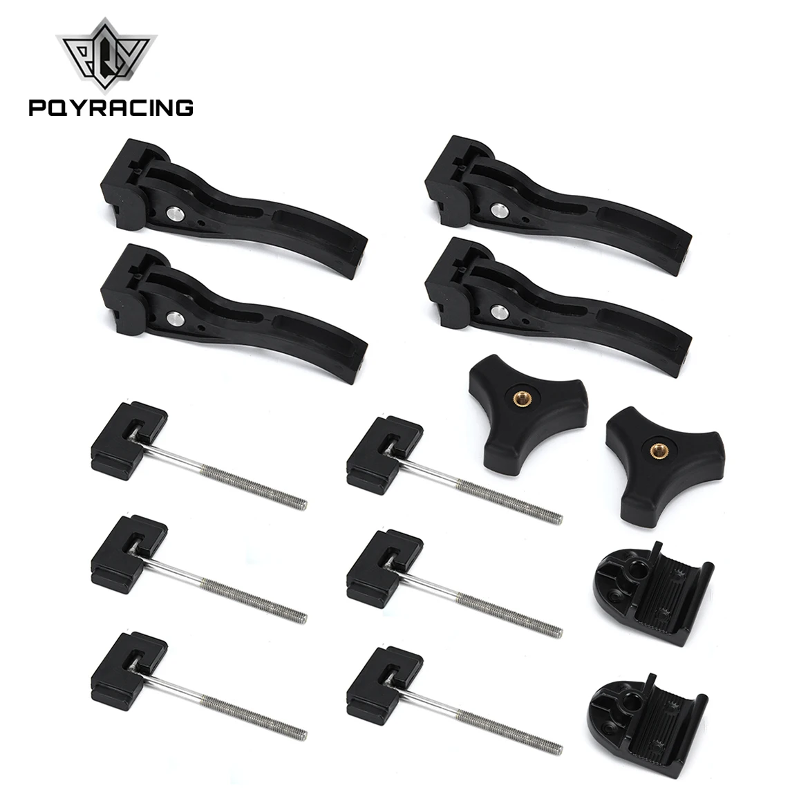 

Универсальные аксессуары, запасные крепежные детали для жесткого тройного пикапа Tonneau, покрывало для кровати, задний передний зажим, черные Т-образные болты