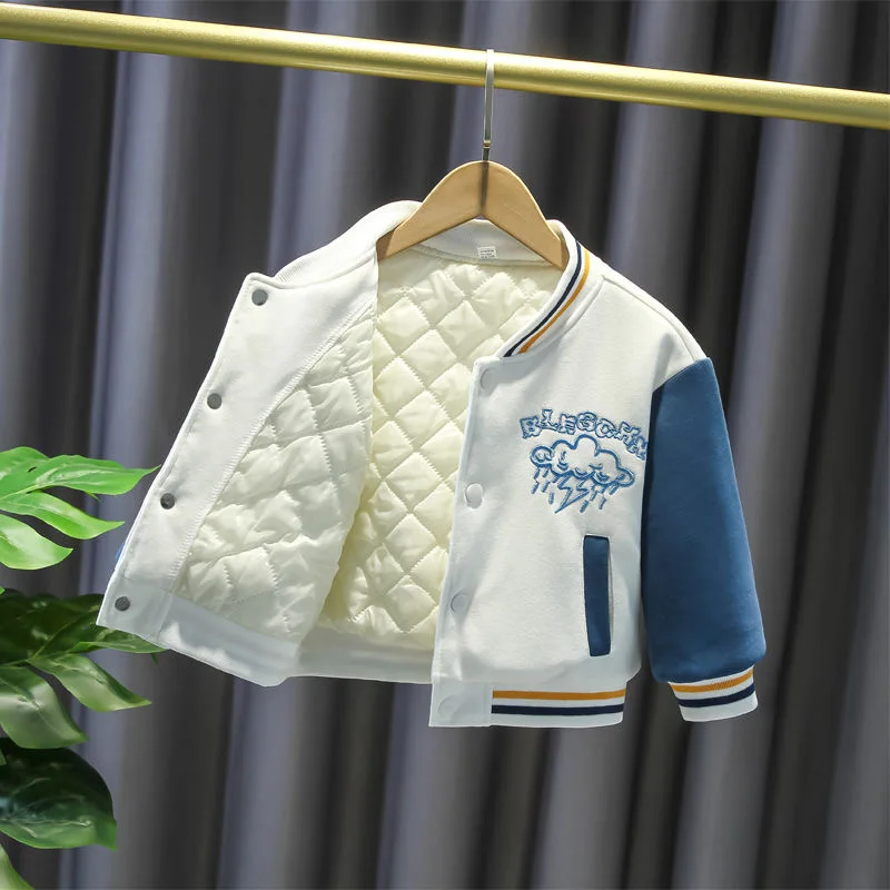 

2023 Children's Winter Jacket Baseball Suit Bomber Tiny Cottons Kids Clothes For Teen Quilted Coats And Jackets 13 Year Old Girl