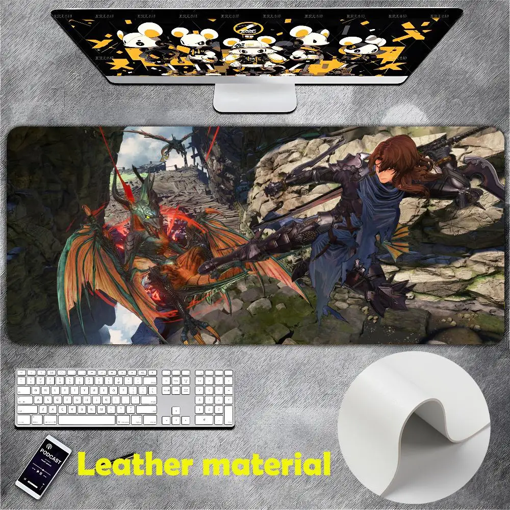 Коврик для мыши granblue fantasy relink большой игровой коврик XXL настольный нескользящий