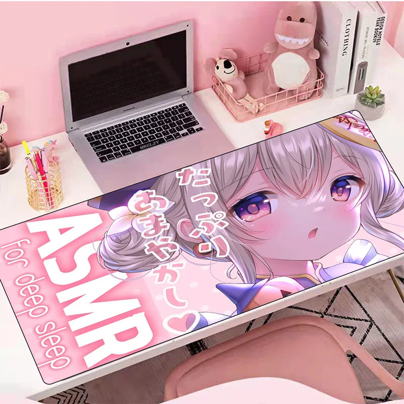

girls anime mouse pad cute kawaii mousepad cartoon cat woman pad computer accessories girl desk mat gamer keyboard desk Mat