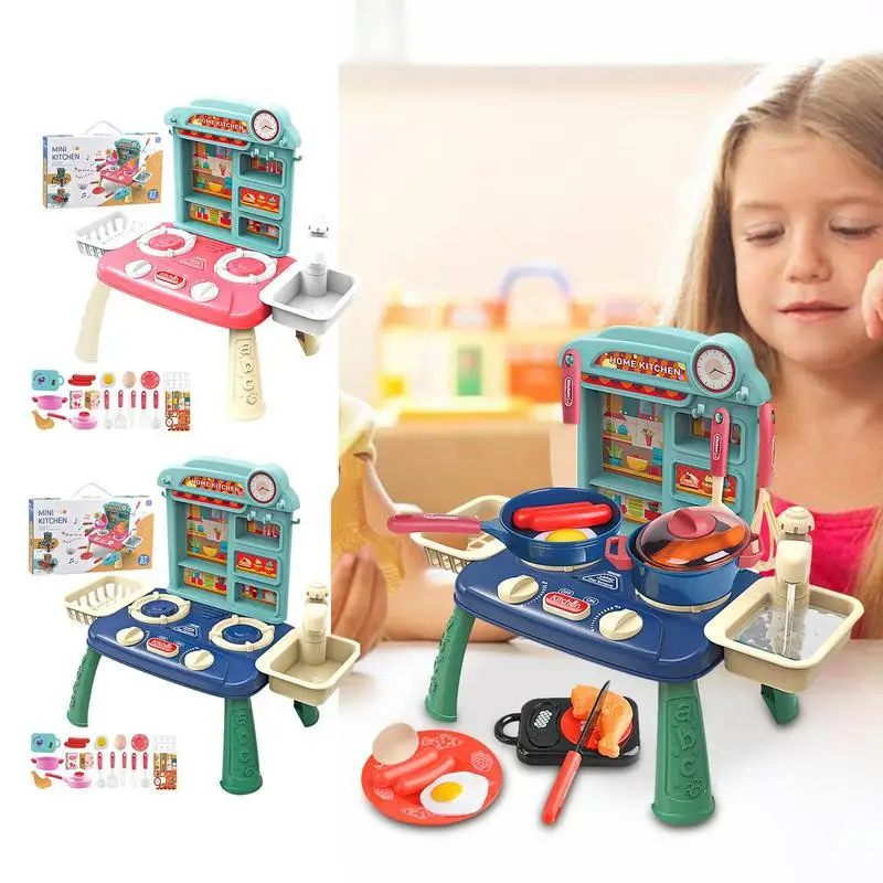 

Детская раковина с проточной водой, детская раковина с проточной водой, реальное освещение, звуки, ролевая игра для малышей, Детская уличная кухня