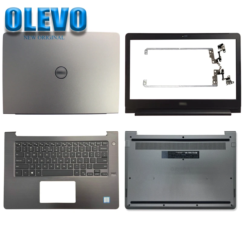 

NEW Laptop Case For Dell Vostro 14 5468 V5468 LCD Back Cover/Front Bezel/Hinges/Palmrest/Bottom Base 07DYD6 05T9CW 0D9GDC 06X5HF