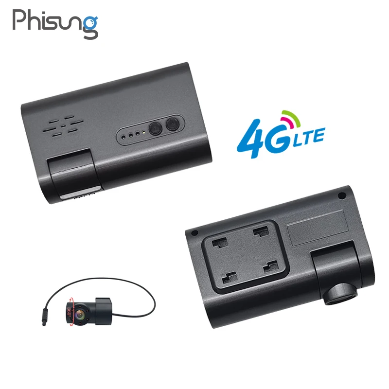

4g mini dash camera with GPS tracking dual cams HD1080P remote monitor 4g dashcam IR night vision 128G SD card