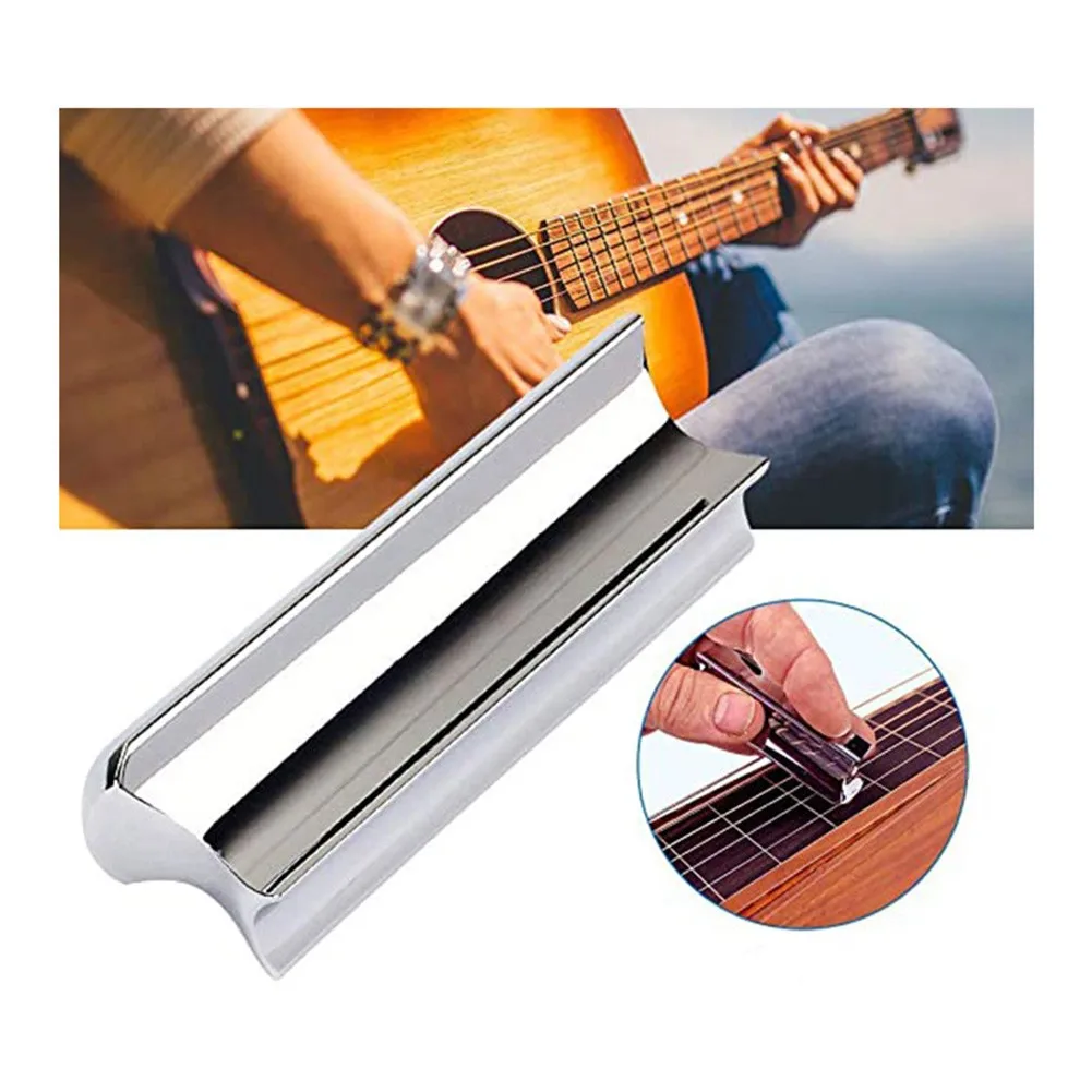 Hawaiian Electric Guitar Slide Dobro Metal Tone Bar Slider Dual Stick Tone  Necessary Tool Guitar Accessories Guitar Slide enlarge