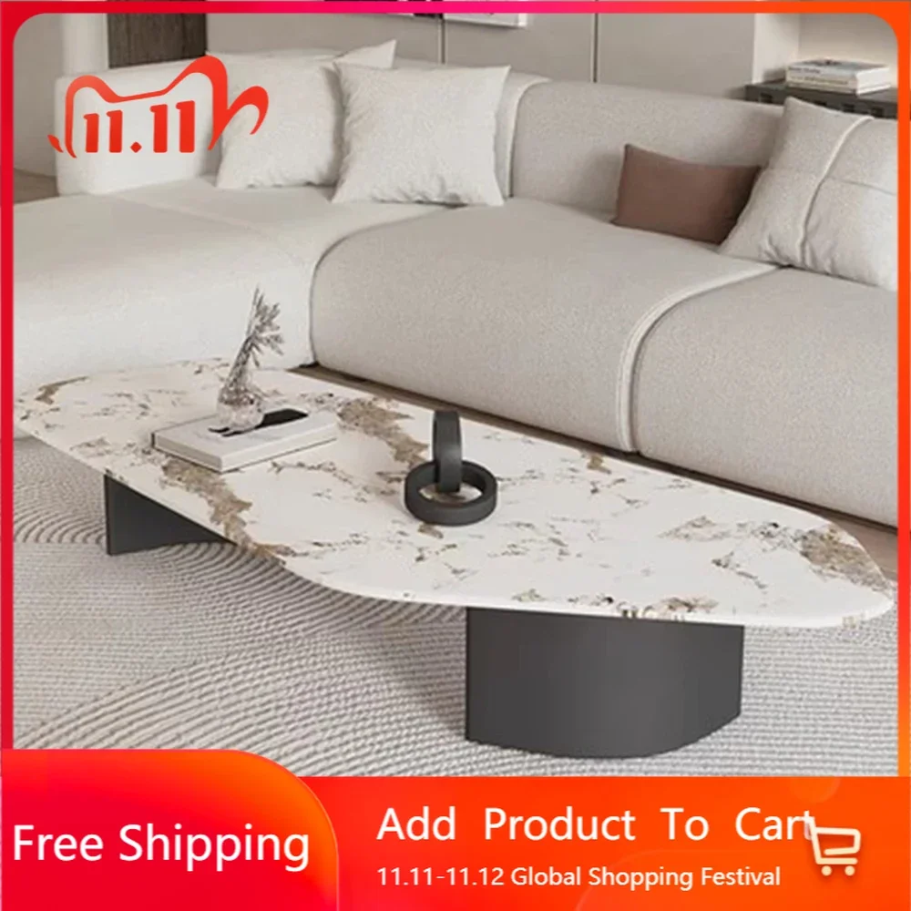 

Large Aesthetic Irregular Coffee Tables Modern Unique Standing Floor Side Table Multipurpose Floor Moveis Para Casa Furniture