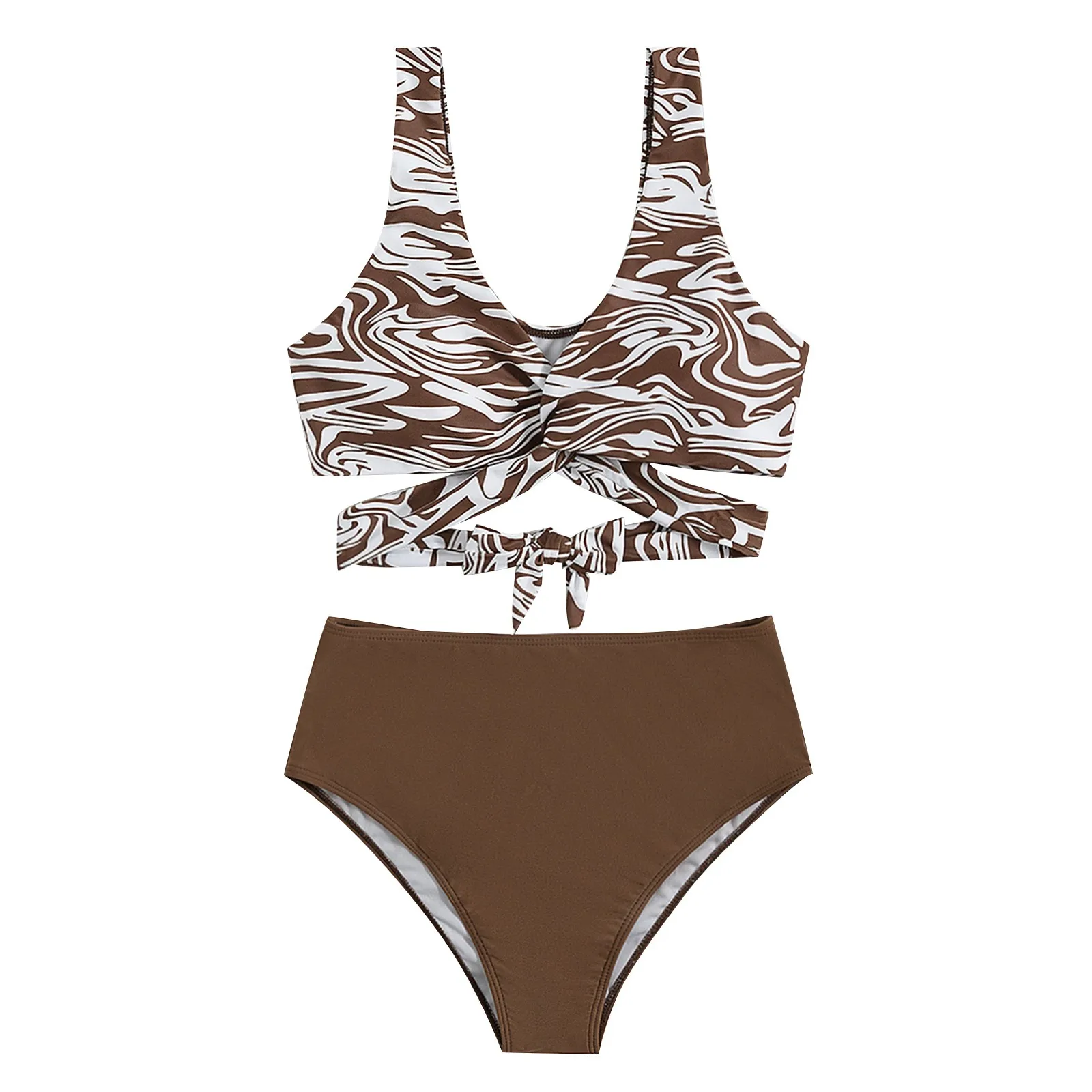 

Junior Swimsuits Swimwear for Women Bikini Swimsuit for Women Criss Cross Halter Wrap Two Piece Bathing Bathing Suits Juniors