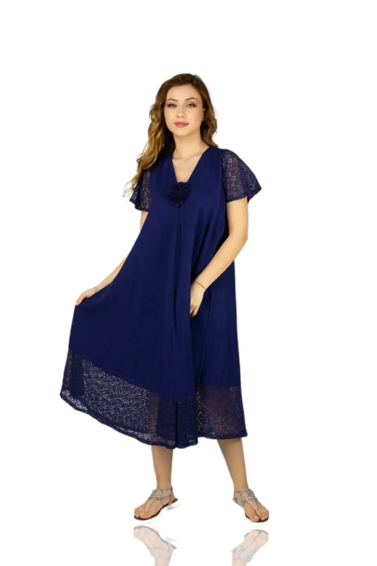 

Short Sleeve Special 100% Organic English Cotton Shilla Cloth Vintage Ethnic Bohemian Datca Dress Purple
