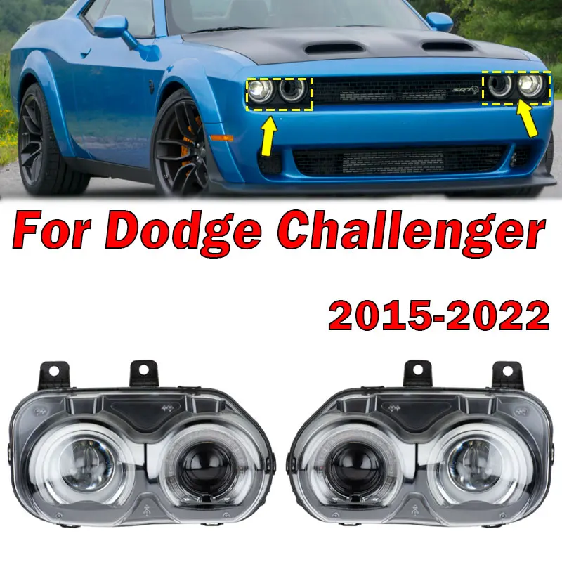 Фара переднего бампера автомобиля для Dodge Challenger 2015 2016 2017 2018 2019 2020 2021 автофара в