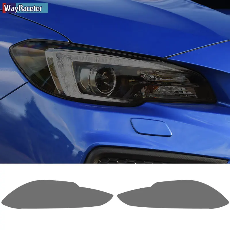 2 шт. прозрачные ТПУ наклейки для автомобильных фар Subaru WRX VA 2015-2021 - купить по