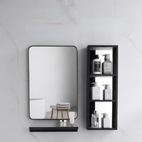 nordic cosmetic mirror cabinet wall mounted toilet shower self haircut bath mirrors girls lustro do makijazu mirrors