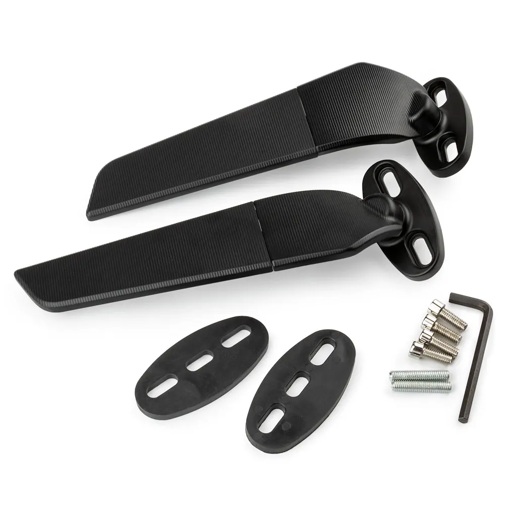 Wind Wing Adjustable Rotating Cnc Aluminum Mirror For Ducati For Bmw For Honda