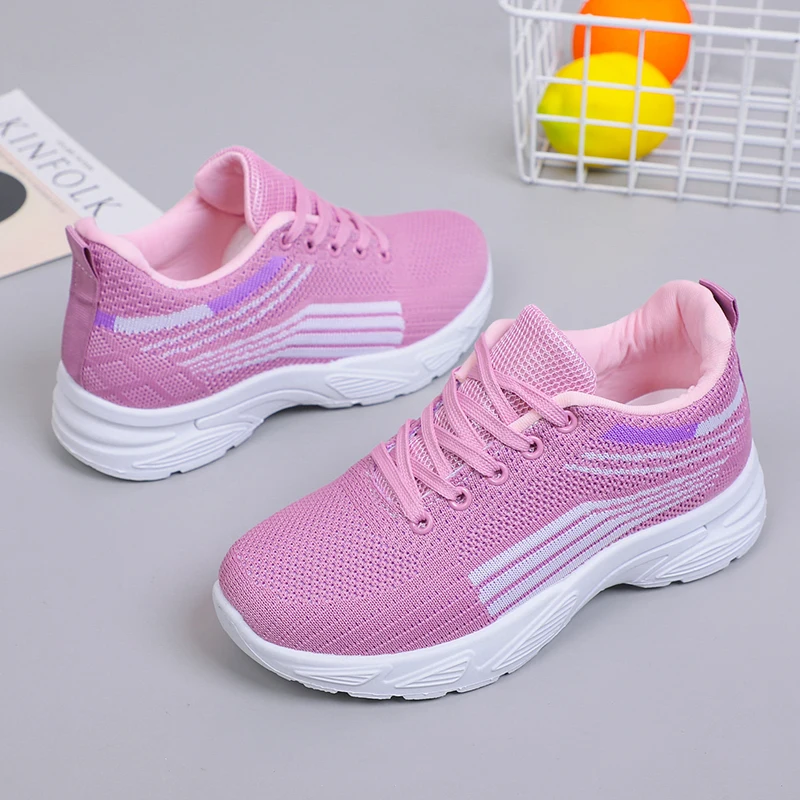 

Hot Sale Casual Shoes Woman Spring Ladies Shoes Platform Shoes Summer Flats Mesh Sneakers Cheap Women Loafers Shoe Korean Shoes
