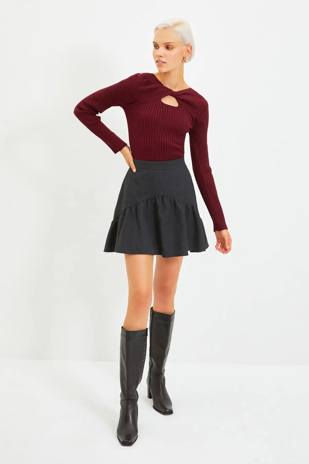

Trendyol Flounces Skirt TWOAW22ET0183