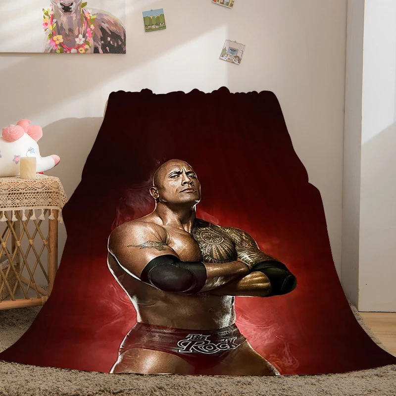 Одеяло для кровати Диван Зима Теплый рок A-Dwayne A-Johnson Постельное белье из