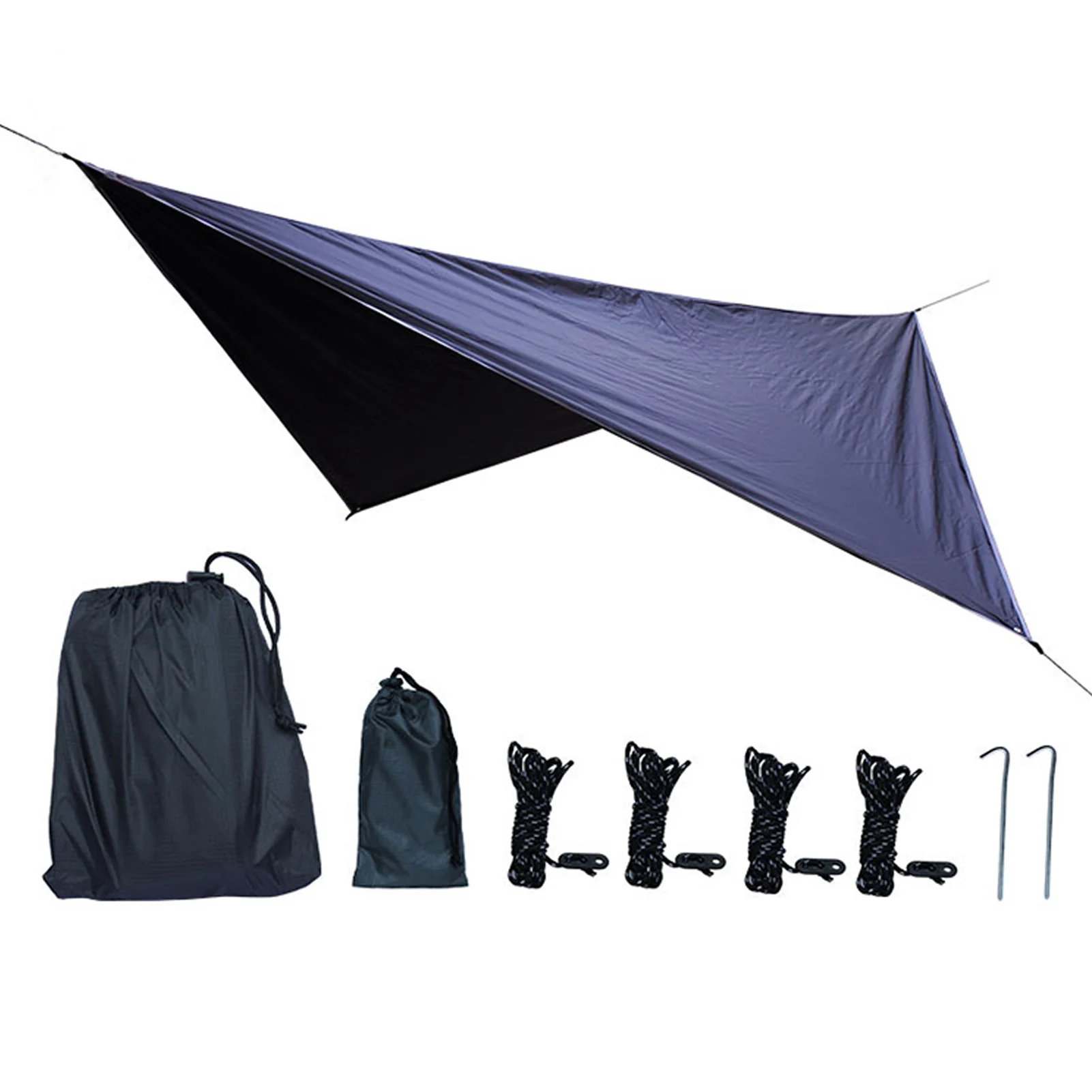 

Waterproof Tent Tarp Portable Sunscreen Tent Made With Polyester Fabric Multifunctional Tent Tarp For Camping Hiking And