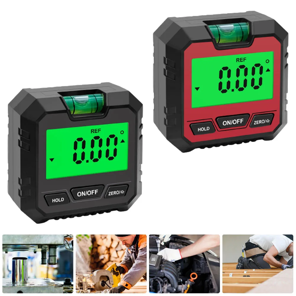 

360 Degree Digital Protractor Angle Finder LCD Backlight Electron Goniometer Level Meter Magnetic Base Inclinometer Bevel Gauge