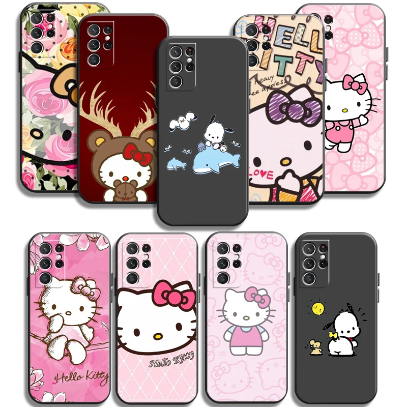 

2022 Hello Kitty Phone Cases For Samsung Galaxy A51 4G A51 5G A71 4G A71 5G A52 4G A52 5G A72 4G A72 5G Carcasa Back Cover
