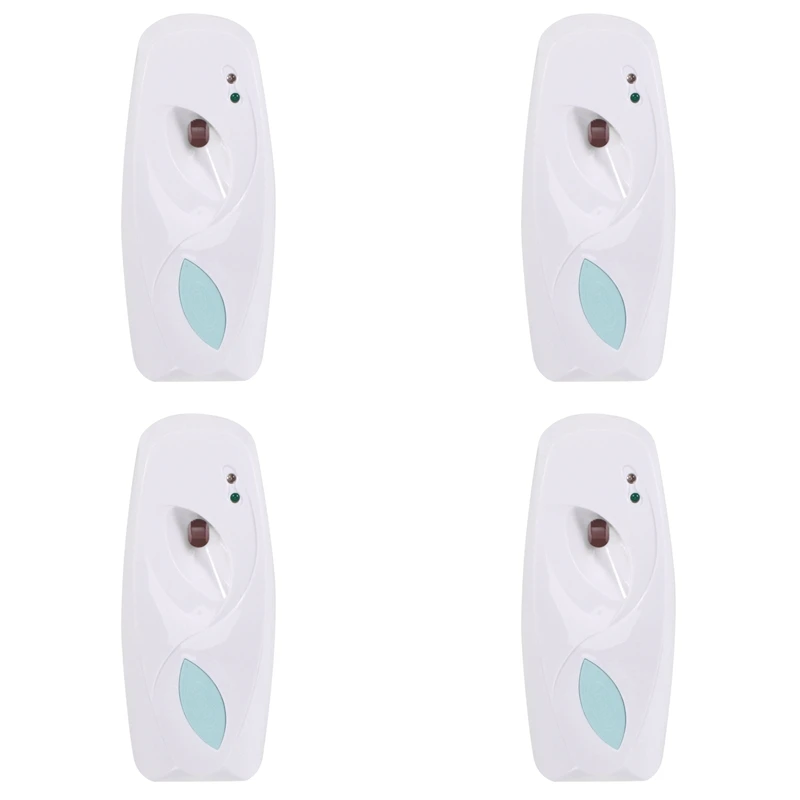 

4X Wall-Mounted Automatic Air Freshener Light Sensor Aromatherapy Machine 300 Ml Perfume Jar Toilet Home