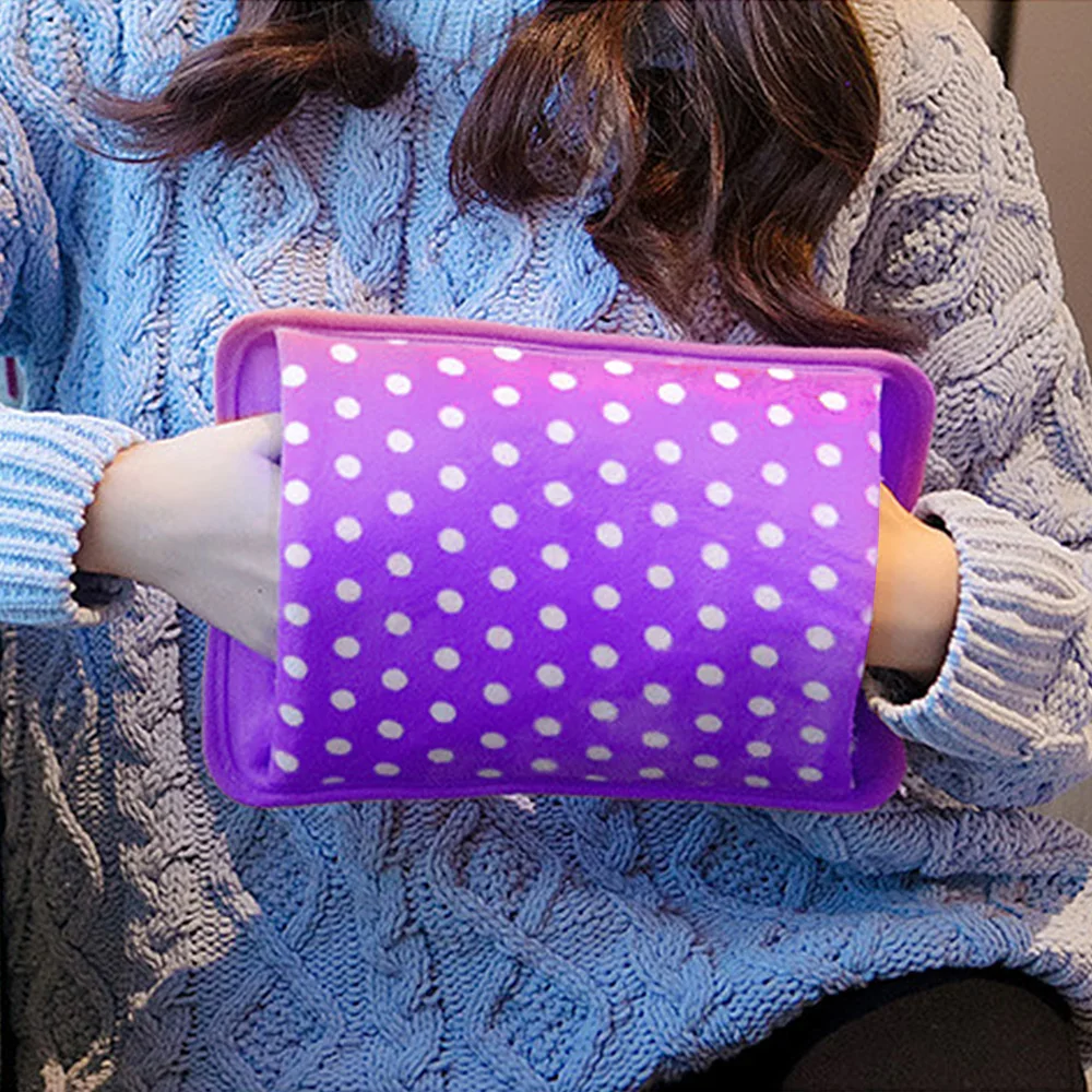 

Электрическая сумка для горячей воды, перезаряжаемая грелка для рук, грелка для рук с европейской вилкой, терапевтическое облегчение боли, ...