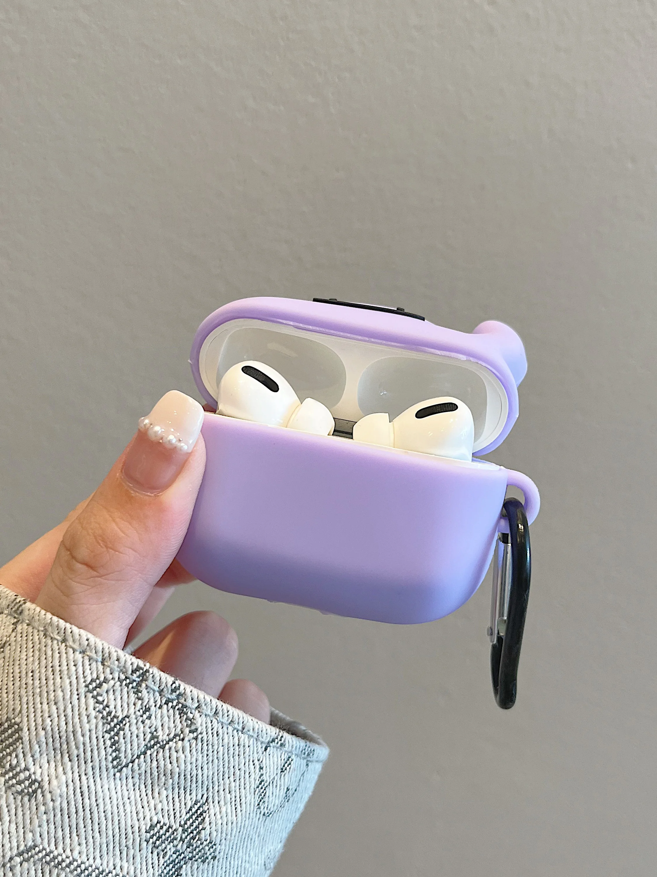 Фото Ditto для Airpods 1, 2, 3, 4 Pro 2 Pro 3, силиконовый чехол для наушников, милый чехол для аксессуаров №2