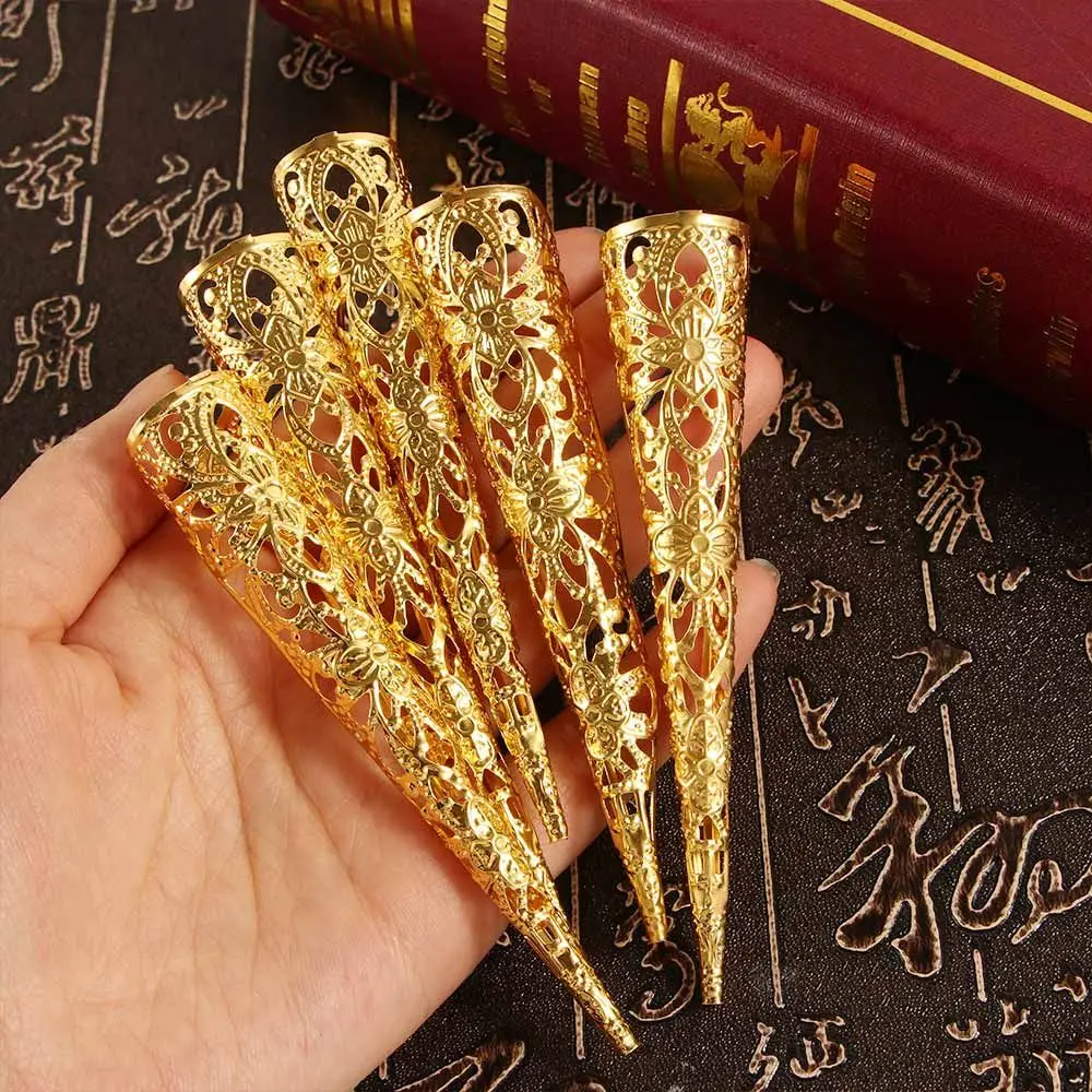 Ювелирные изделия древний китайский костюм набор колец для ногтей в античном