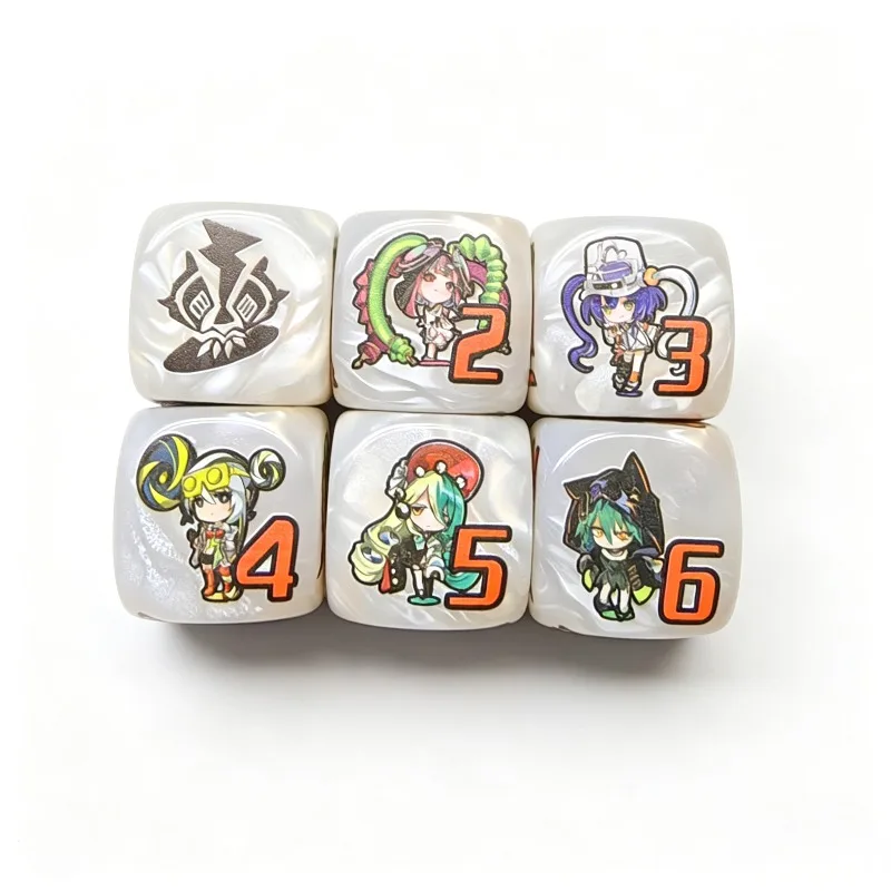 Фото Ю-Ги-О! Игровые кубики Kewl Tune Rotary Multi-sided для настольных игр, специальные кубики Kewl Tune Reco YGO 20 мм с индикатором повреждений, счетчик жетонов, игрушка-кубик №2