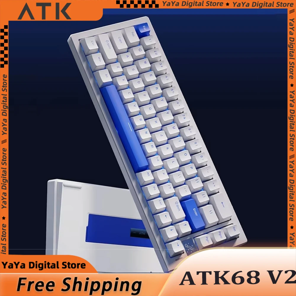 Клавиатура Atk68 V2 8k Механическая с магнитным переключателем быстросъемная
