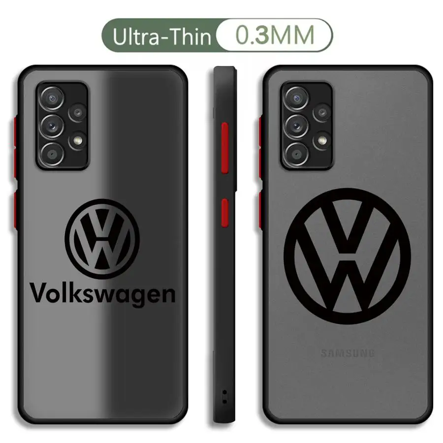 Чехол для телефона V-Volksw-agen с креативным дизайном Samsung Galaxy A21s A23 A33 A34 A22 4G A24 A25 A32 A35 A73