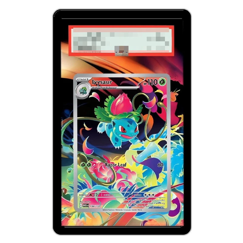 Фото Акриловый защитный чехол-брелок для карт Pokemon PTCG Ivysaur, коллекционный, для аниме-игр, подарок, ручная работа №3