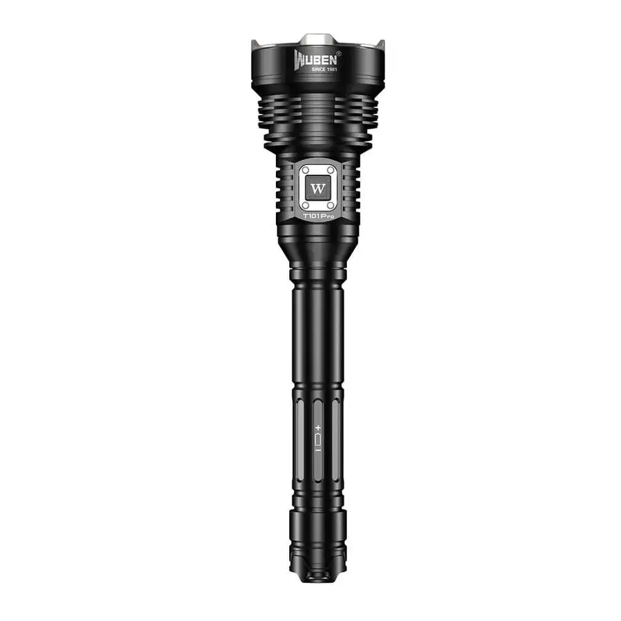 

WUBEN T101 Pro Tactical LED Flashlight Type-C USB Rechargeable Torch 3500 Lumens CREE XHP70.2 LED 18650 Li-ion battery
