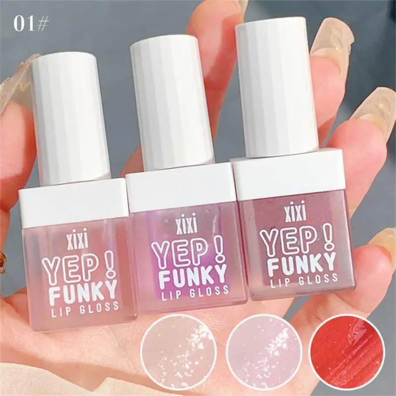 

Mirror Water Lip Gloss Set Lipgloss Gift Set Lip Nourish Waterproof Moisturizing Beauty Cosmetics Glitter Watery Lip Glaze