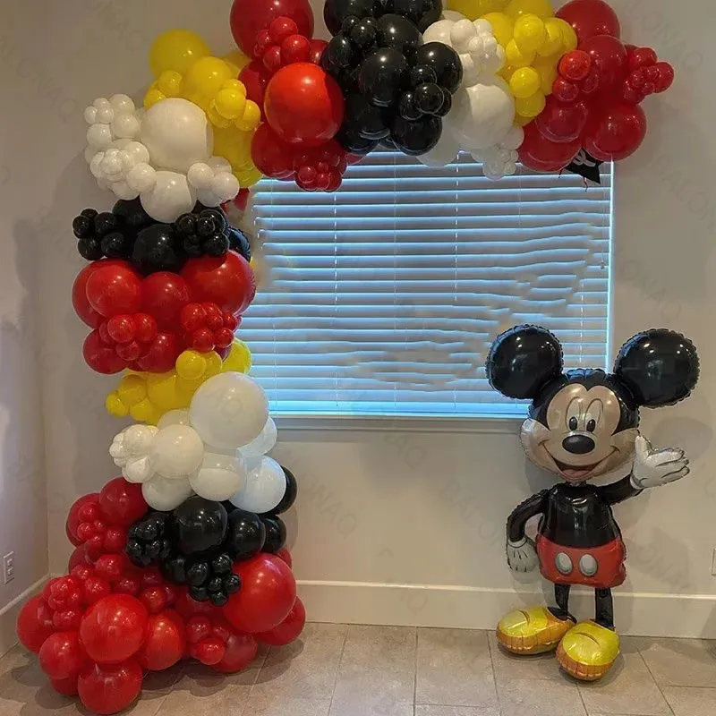 

1Set Mickey Mouse Balloons Arch Garland Kits Disney Theme Birthday Baby Shower Party Decorations Air Globos Supplies Kids Gifts