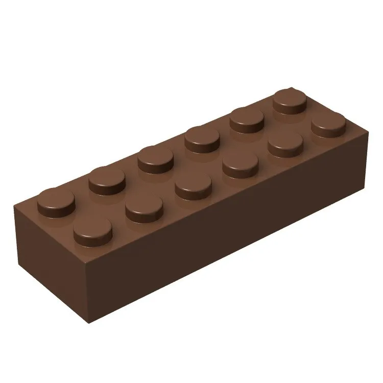 

20 шт./компл. 2456 44237 MOC 2x6 нормальный кирпич аксессуары части строительные блоки игрушки для детей