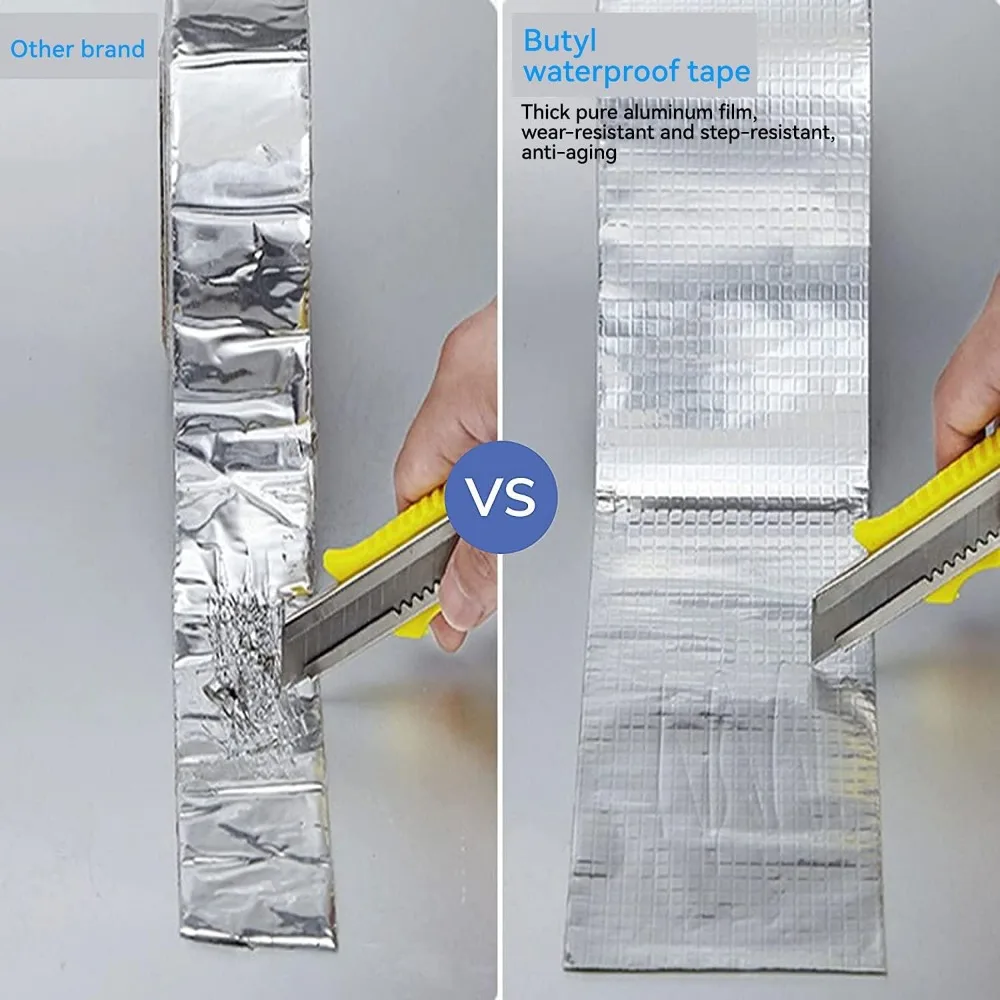 Водонепроницаемая лента 5 м * 10 см самоклеящаяся уплотнительная используется для