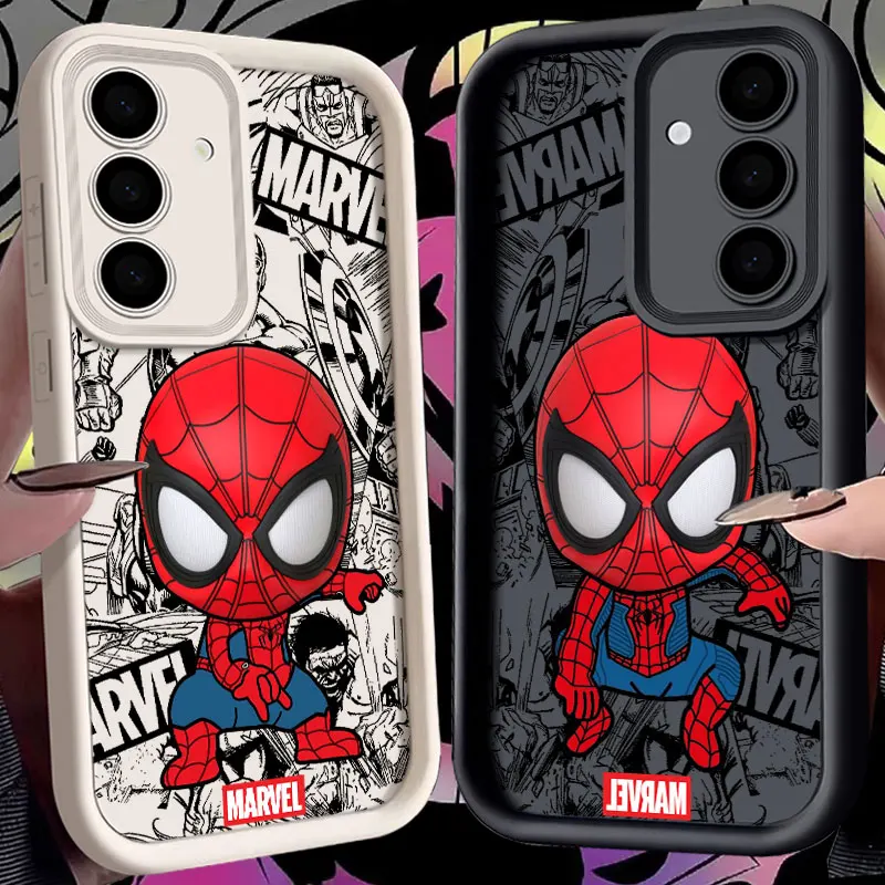 Фото Чехол Marvel Spiderman Cute Fundas для Samsung Galaxy S26 S25 S24 S23 S22 Plus S21 Ultra S20 FE, силиконовая задняя крышка для телефона S26Ultra №3