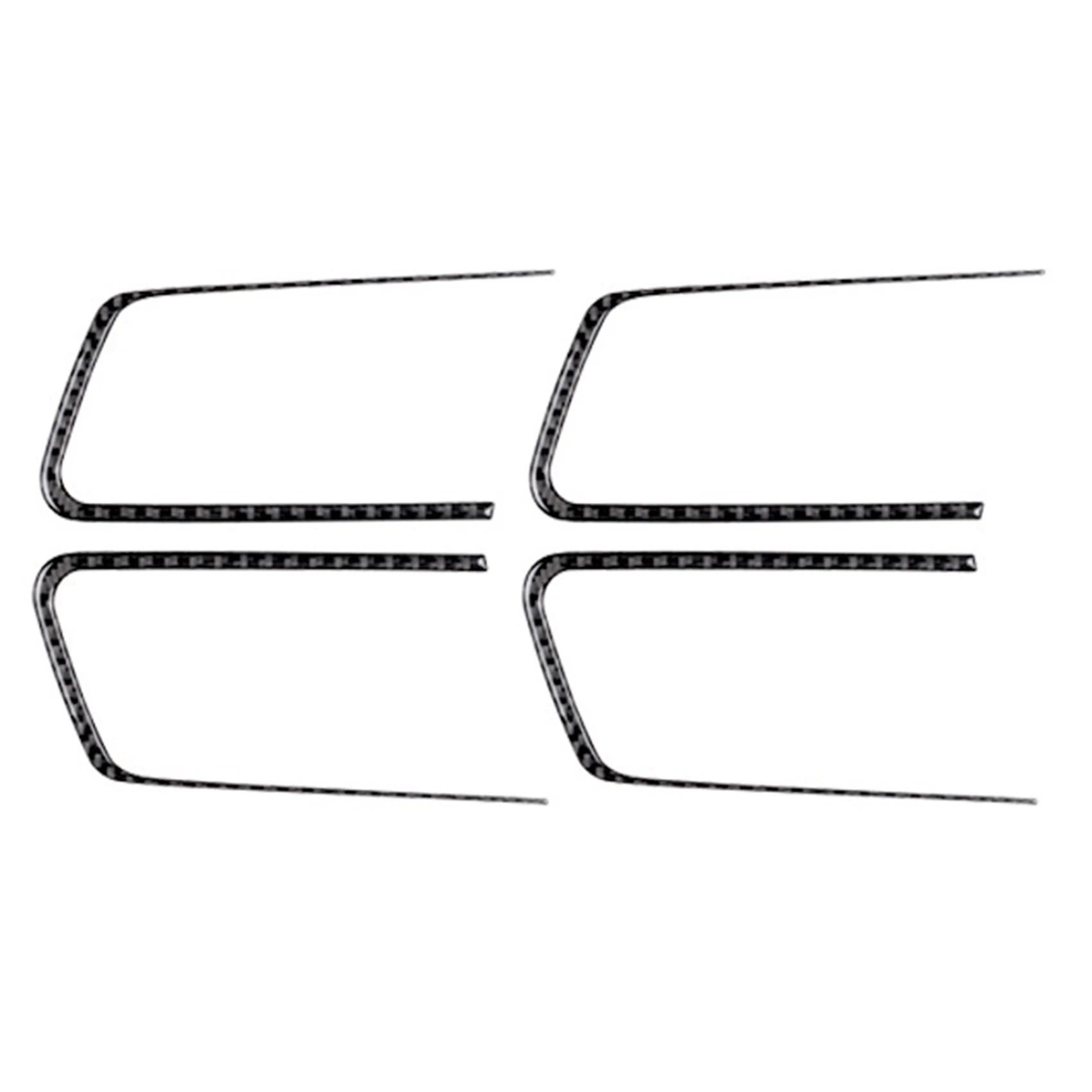 

4PCS Carbon Fiber Inner Arm Door Bowl Handle Trim Frame Cover Stickers for Toyota Land Cruiser Prado 2010-2018