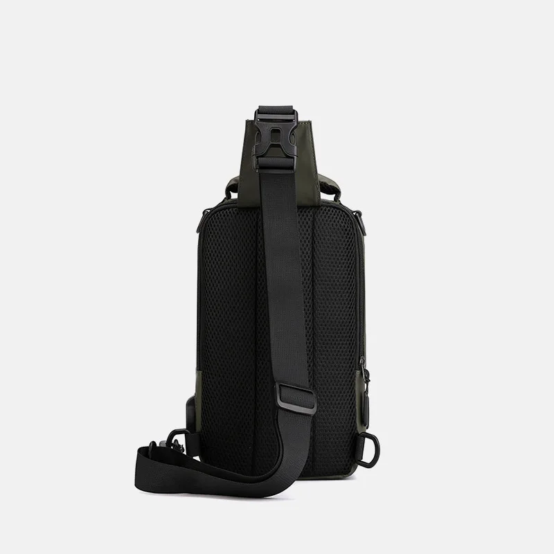 New Men's Multi Function Chest Bag Fashion Leisure One Shoulder Oblique Shoulder Bag Waterproof Space Cloth Backpack