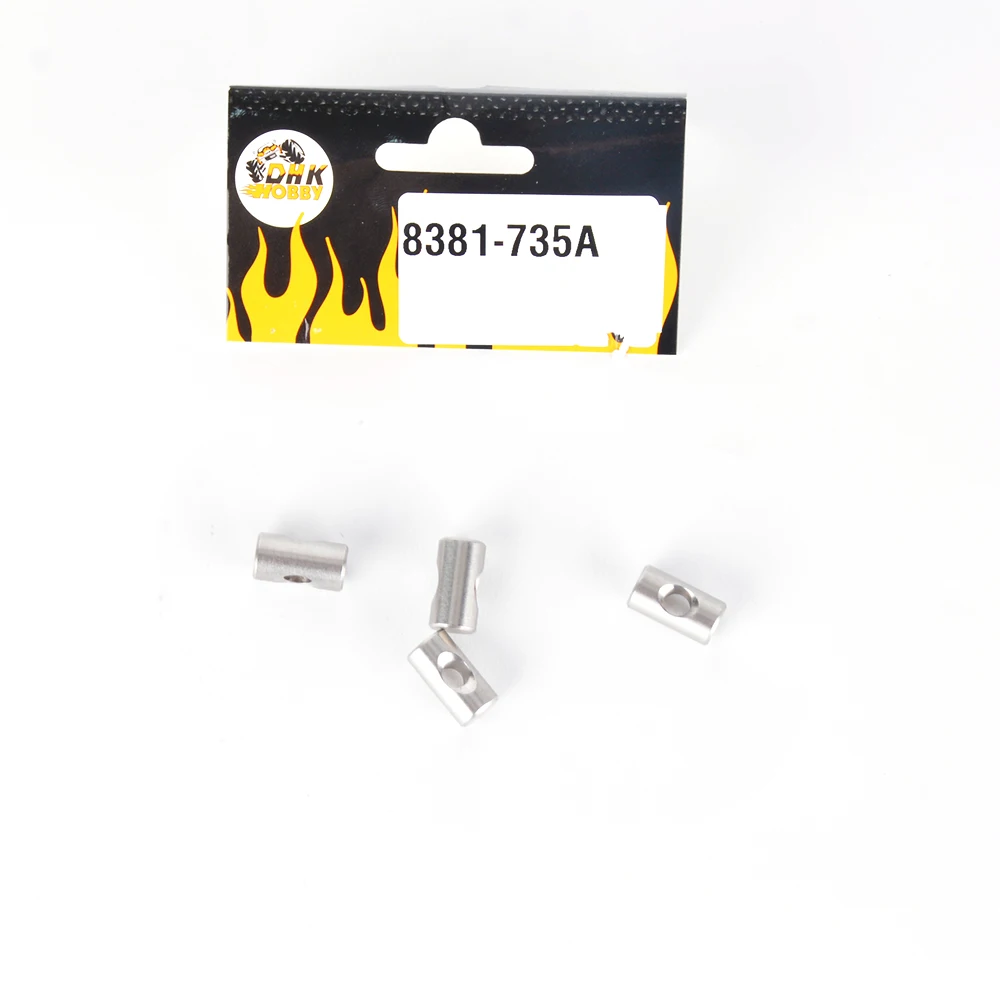 Детали для радиоуправляемых автомобилей DHK Hobby 8381/8383/8384/8382, металлическая защелка в виде кости собаки 8381-735A, модель в виде монстра с большой стопой
