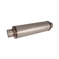 universal car exhaust pipe muffler titanium silencer for universal stainless steel polish exhaust muffler tail pipe