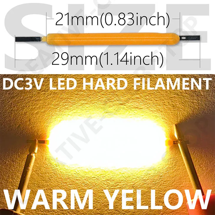 

Светодиодная лампа накаливания DT&ZM 29 мм, 10 шт.