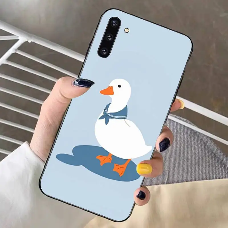 YNDFCNB Goose duck cute Phone Case For Redmi Note 4 X 5 A 6 7 8 Pro T 9 Pro 9S 10 Pro 11 Pro 11S 11Epro PocoM3pro