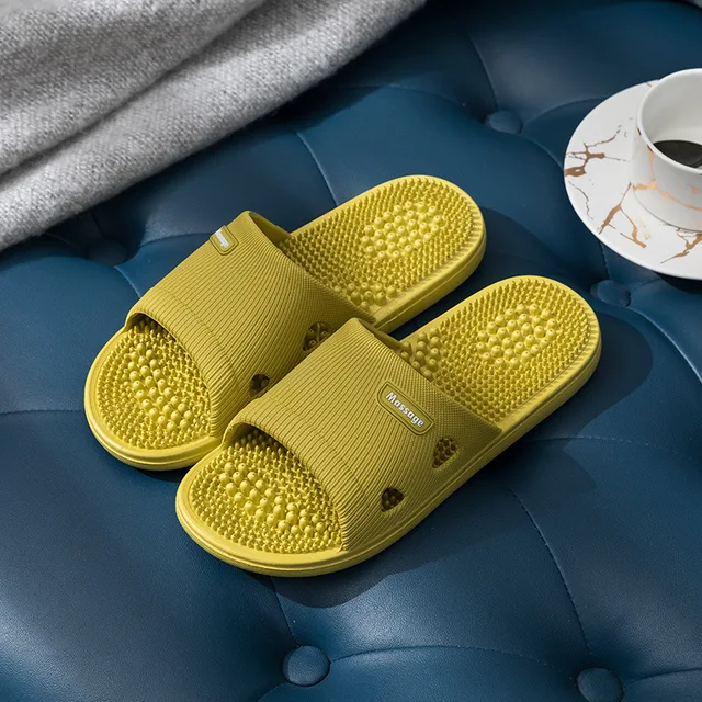 New Women Foot Massage Slippers Men 