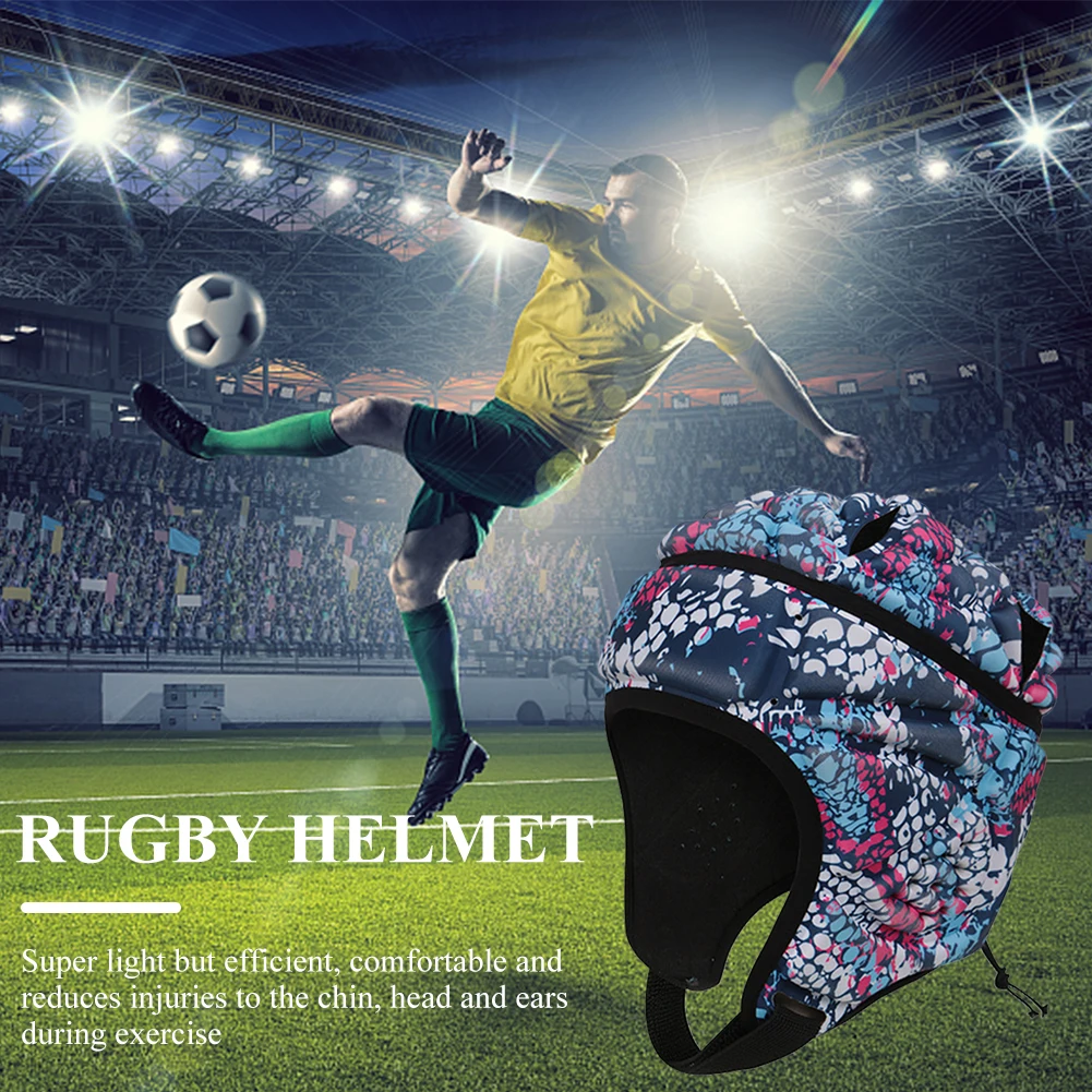 

Унисекс _ губчатая шляпа вратаря с эластичным шнурком вратаря, защитный противоударный шлем, футбольный скейтборд